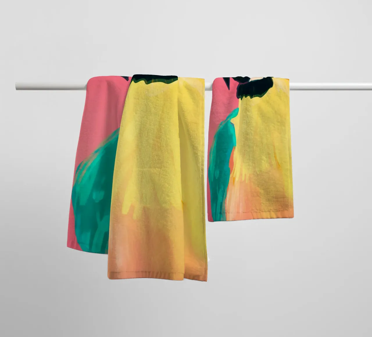 Parrot 4 asciugamano da bagno da LeaDArt