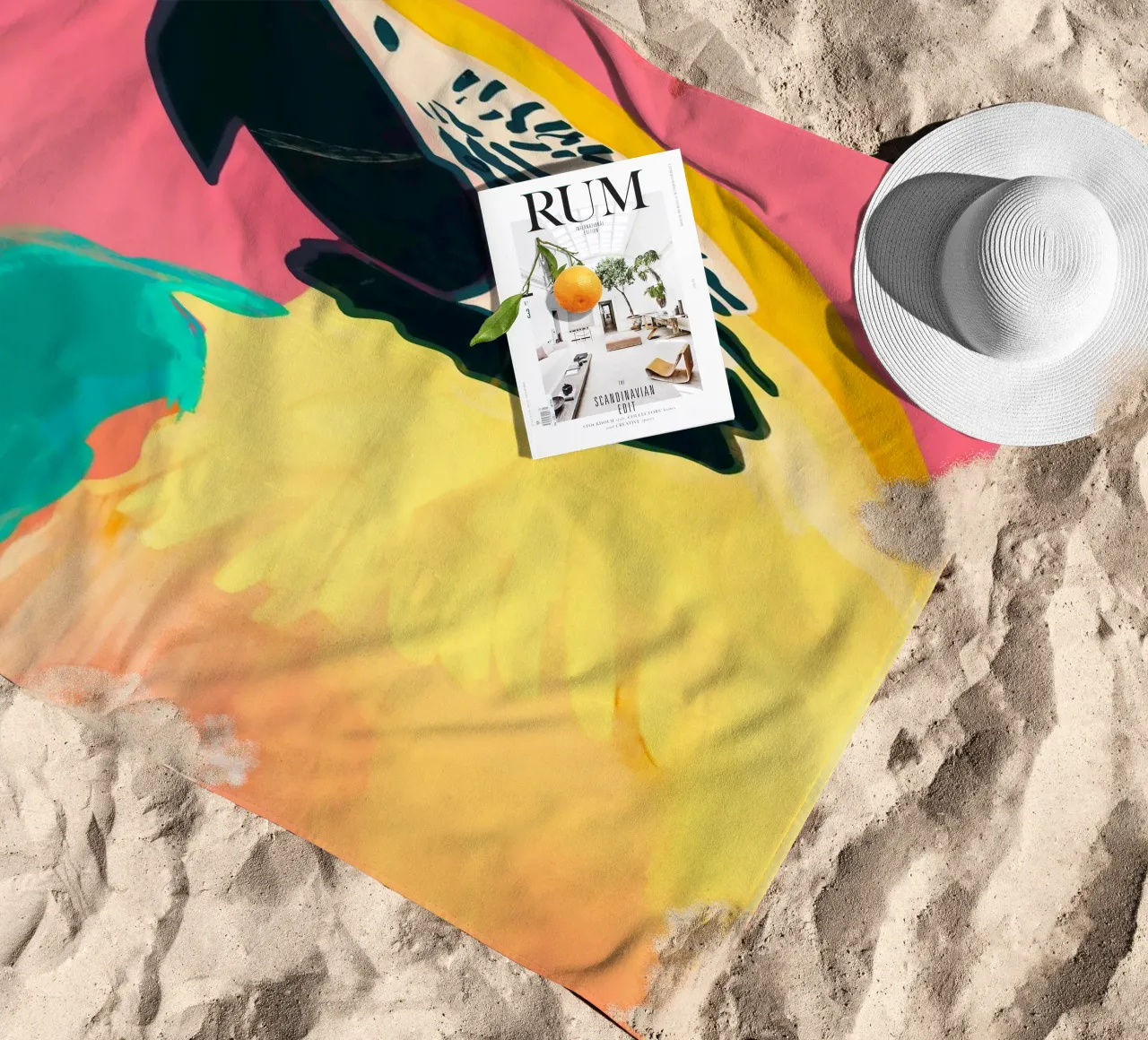 Parrot 4 beach towel by LeaDArt