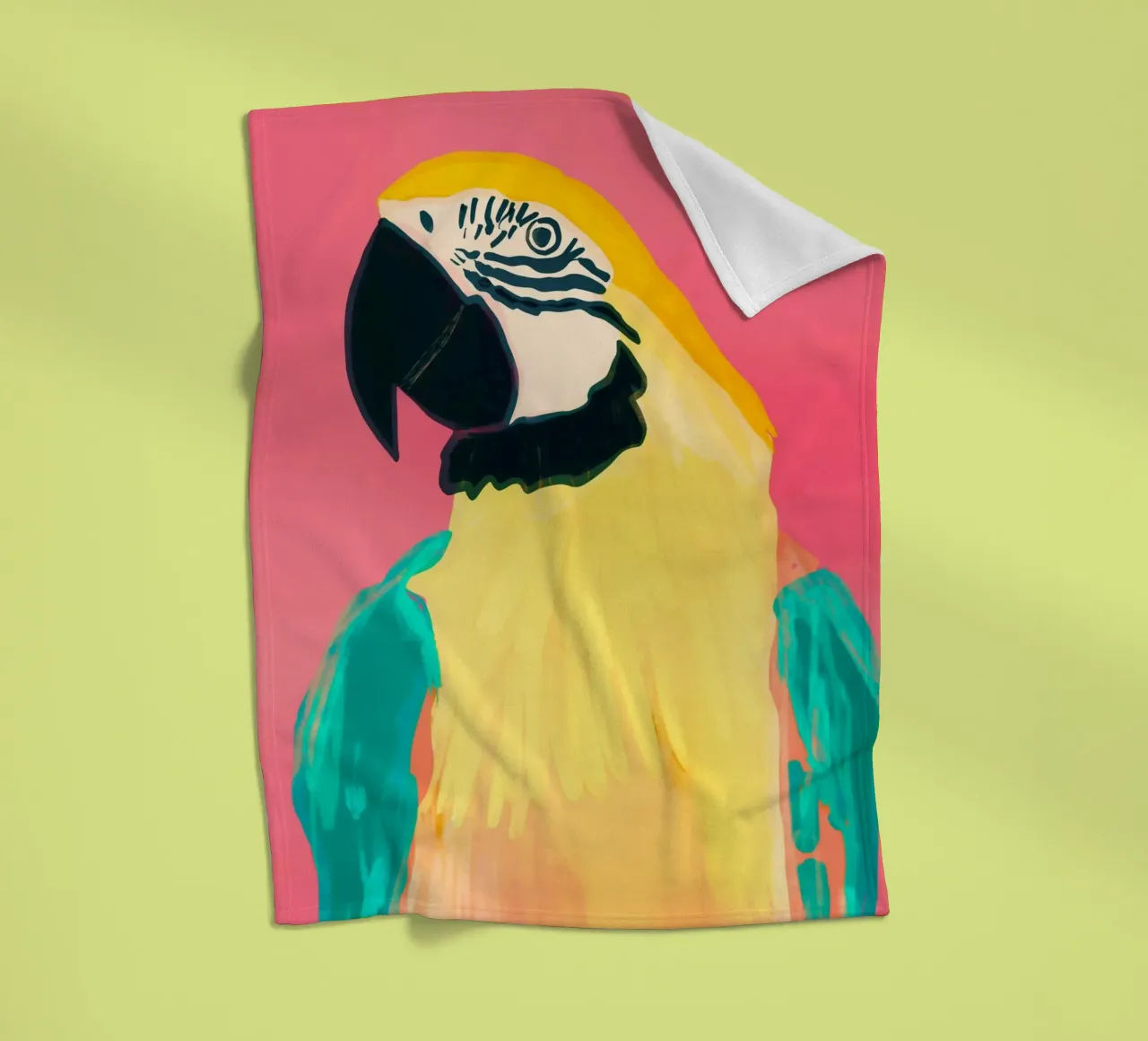 Parrot 4 coperta in pile da LeaDArt