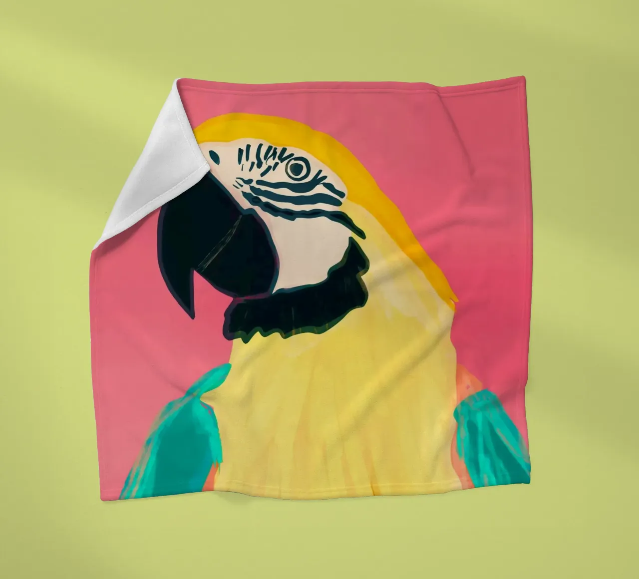 Parrot 4 coperta in pile da LeaDArt