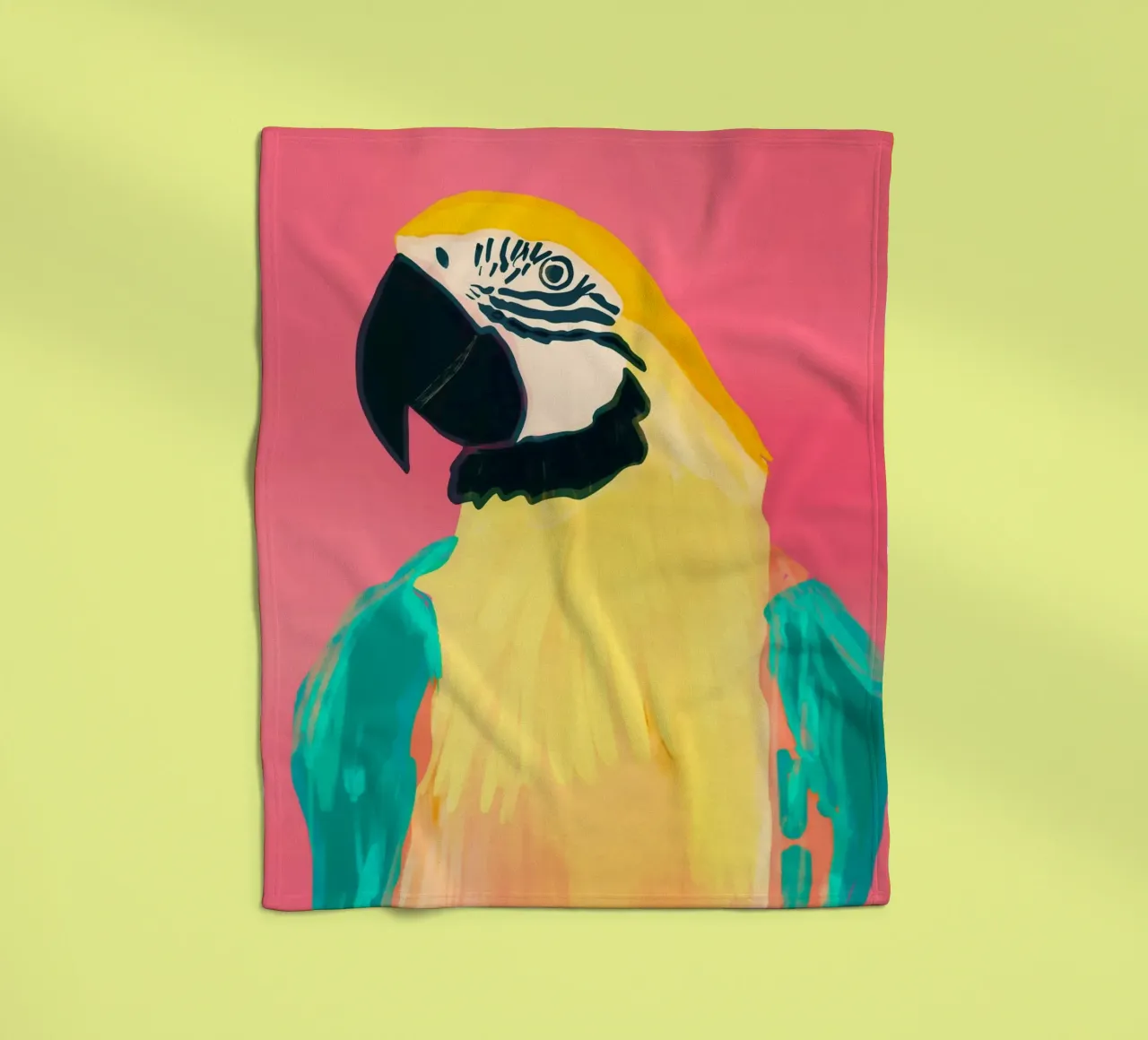 Parrot 4 coperta in pile da LeaDArt