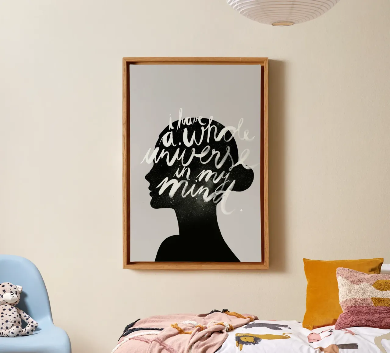 Universe tela con Cornice a cassetta da typealive