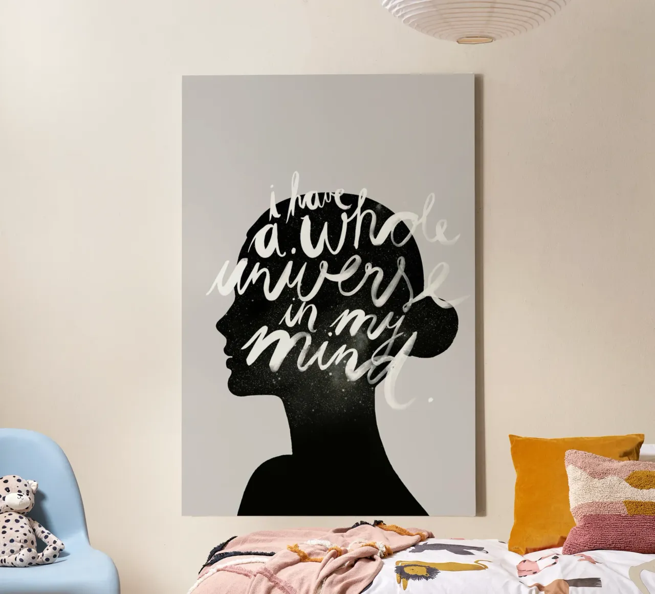Universe tela con Cornice a cassetta da typealive