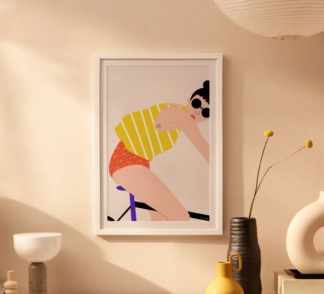 Bike poster by Céleste Wallaert