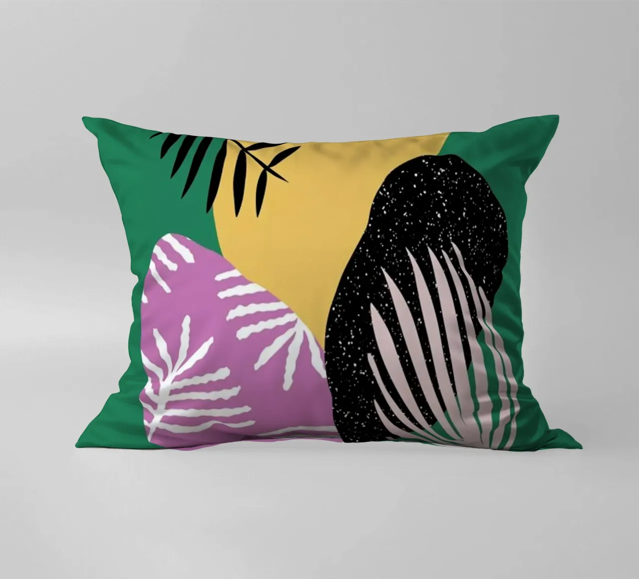 Tropical Bird in Green cuscino da Linda Gobeta