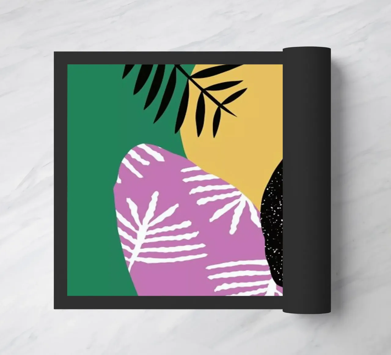 Tropical Bird in Green zerbino da Linda Gobeta