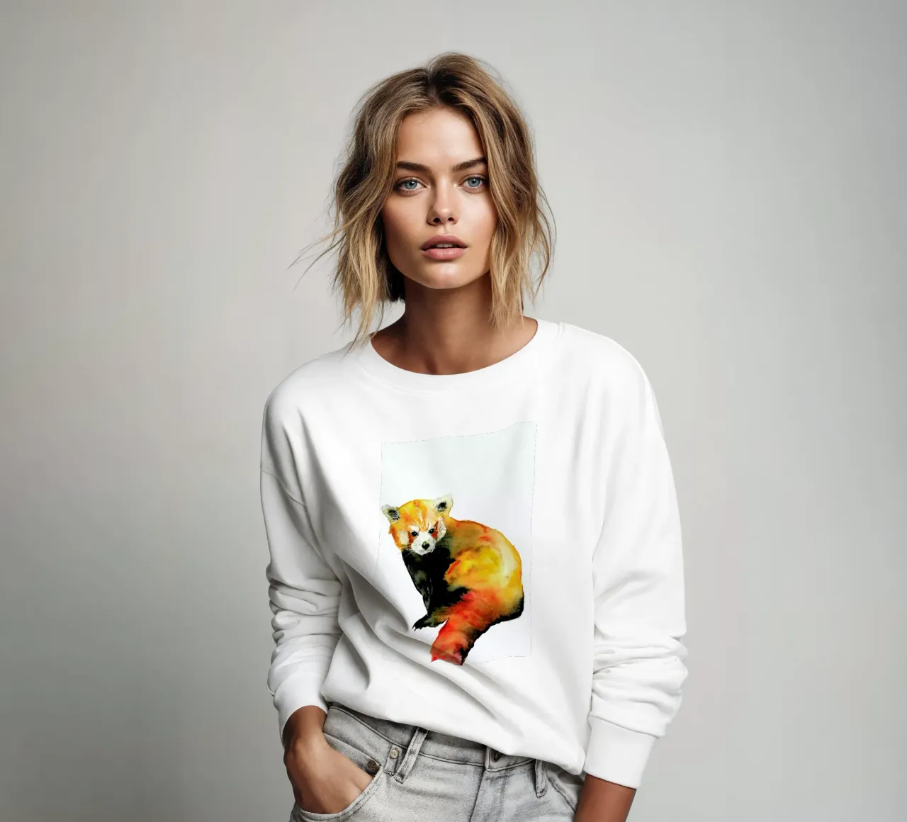 Red Panda sudadera de Larissa van der Laan