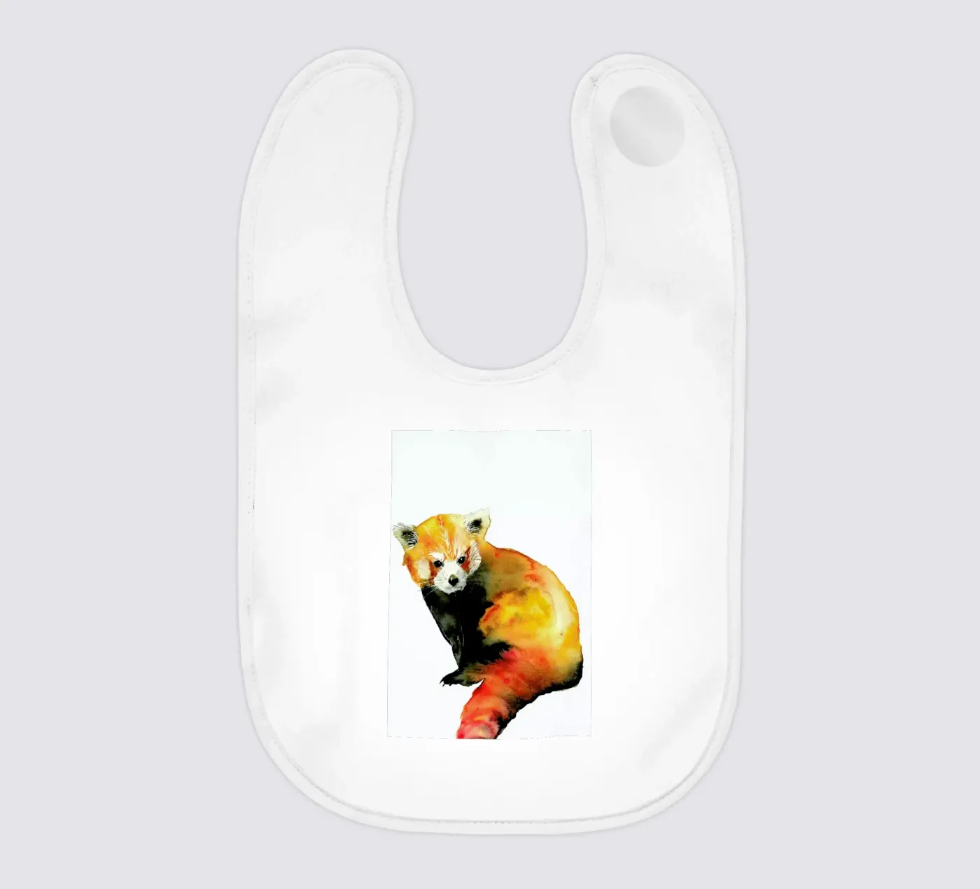 Red Panda Babylätzchen von Larissa van der Laan