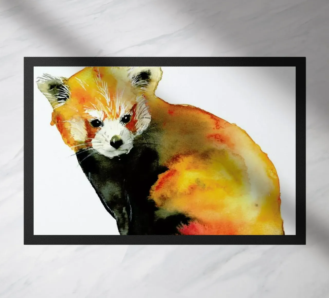 Red Panda deurmat van Larissa van der Laan