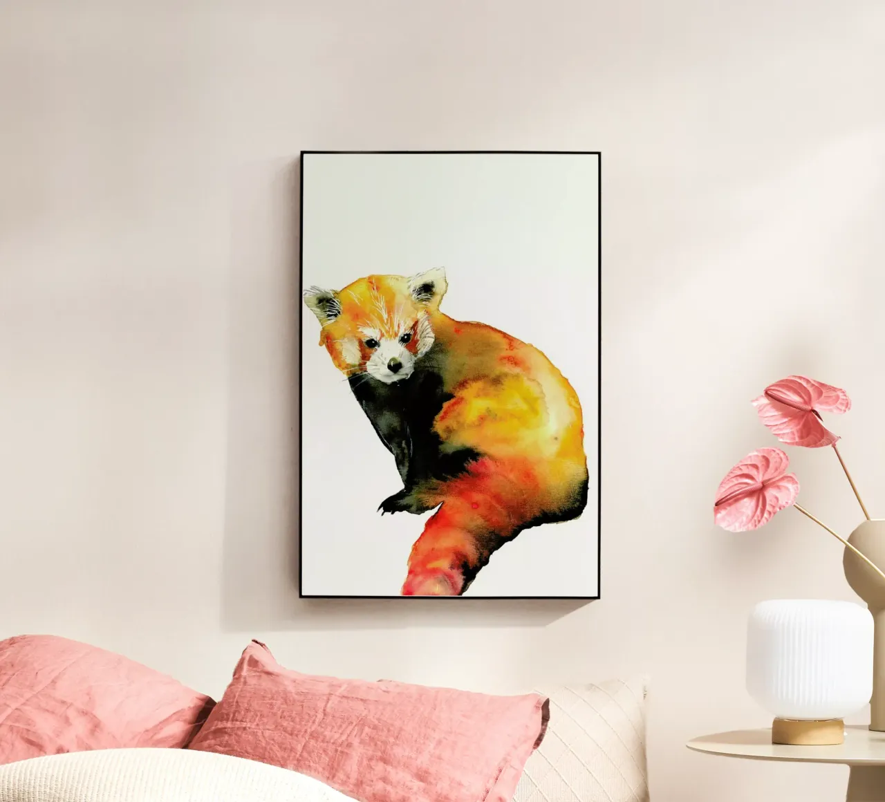 Red Panda plexiglass da Larissa van der Laan