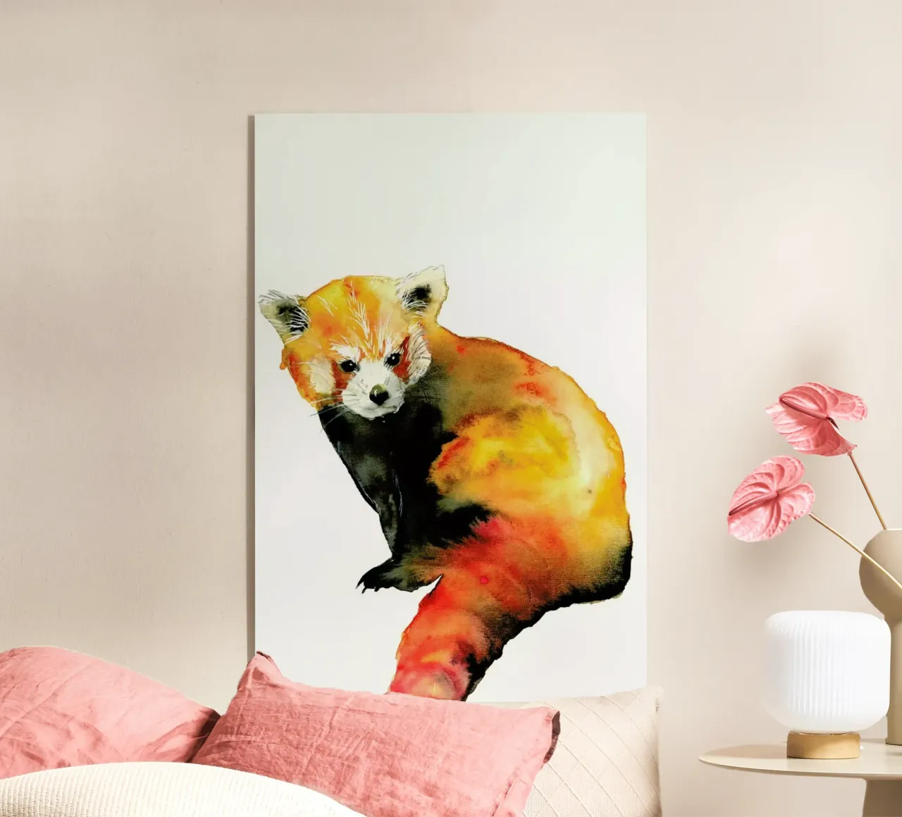 Red Panda plexiglass da Larissa van der Laan