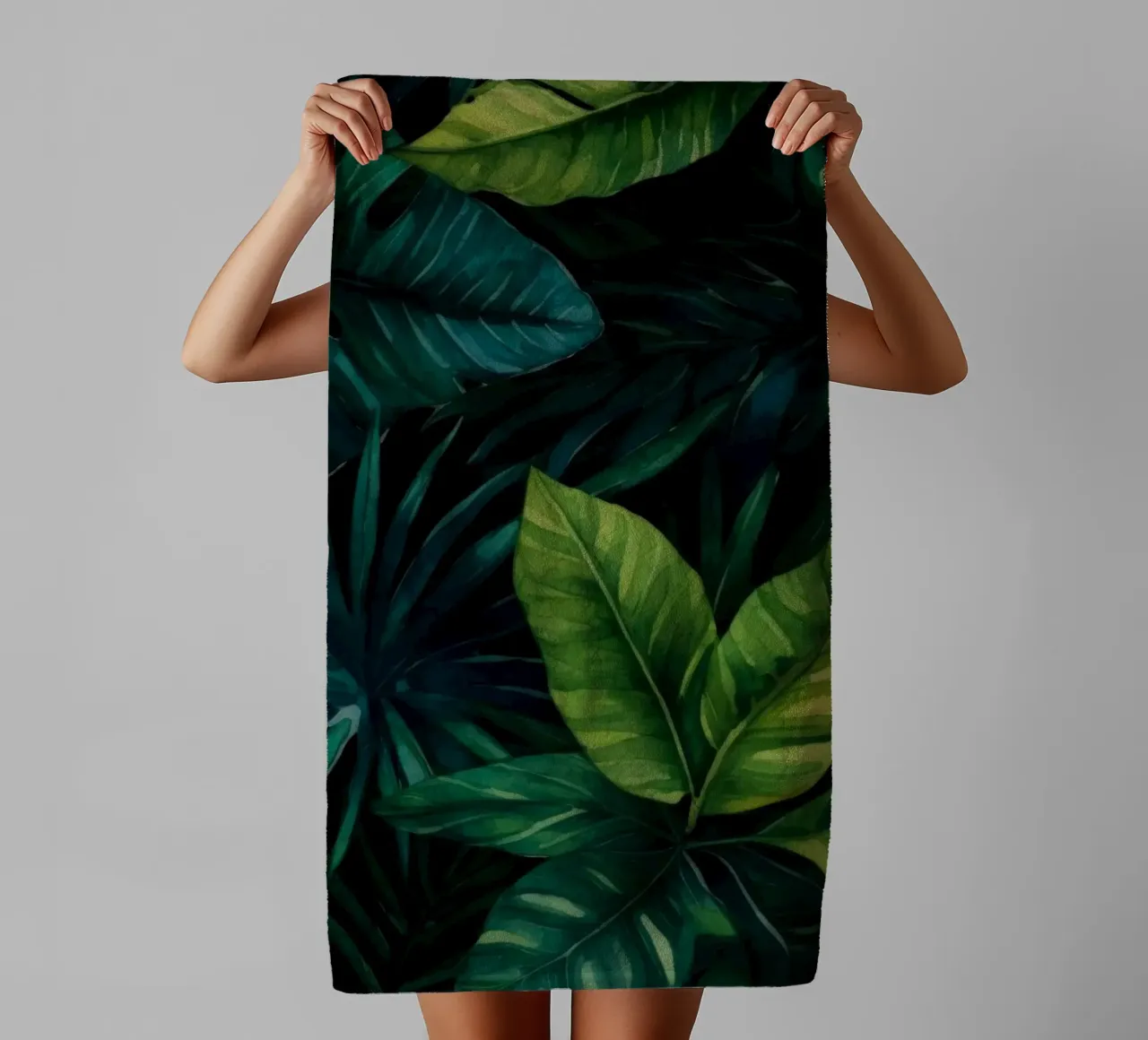 Foresta tropicale mistica asciugamano da bagno da Modern Muse