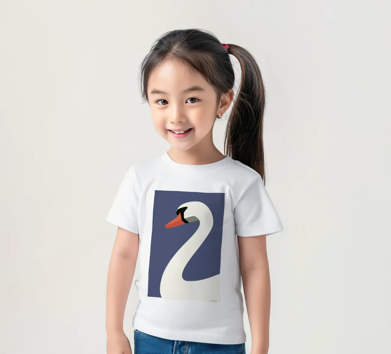 Svane t-shirt bambini da Swen Swensøn