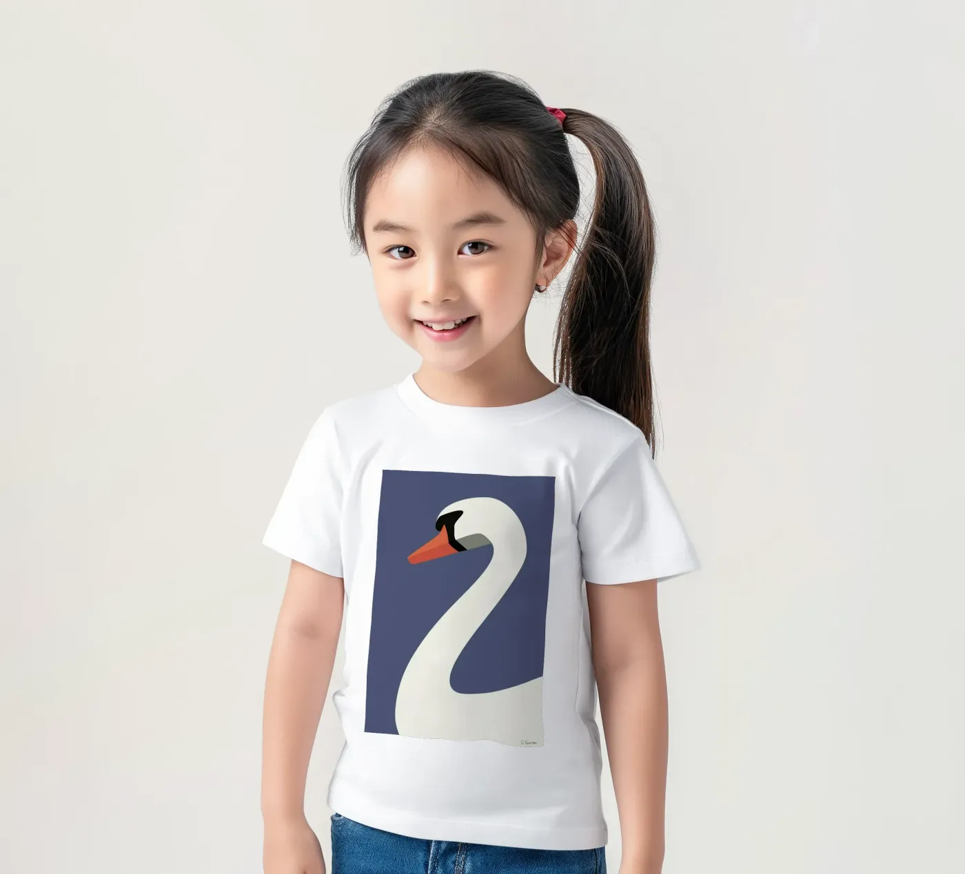 Svane t-shirt bambini da Swen Swensøn