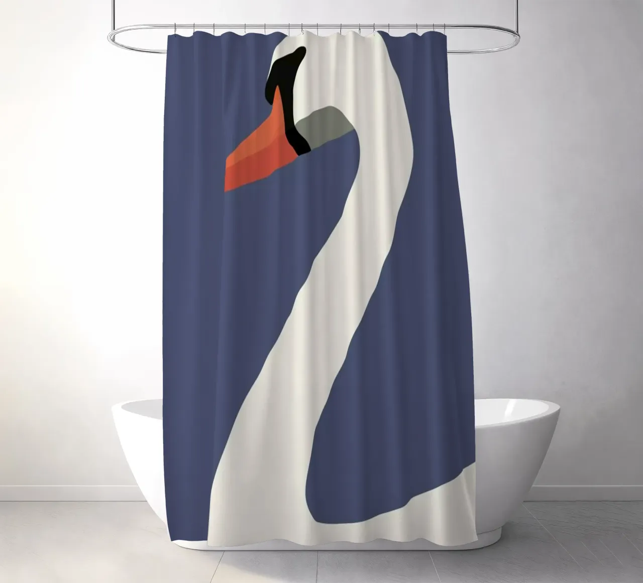 Svane shower curtain by Swen Swensøn