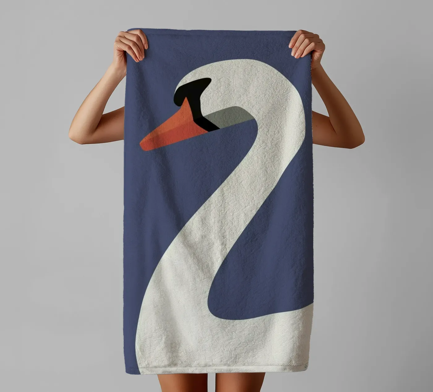 Svane badhanddoek van Swen Swensøn