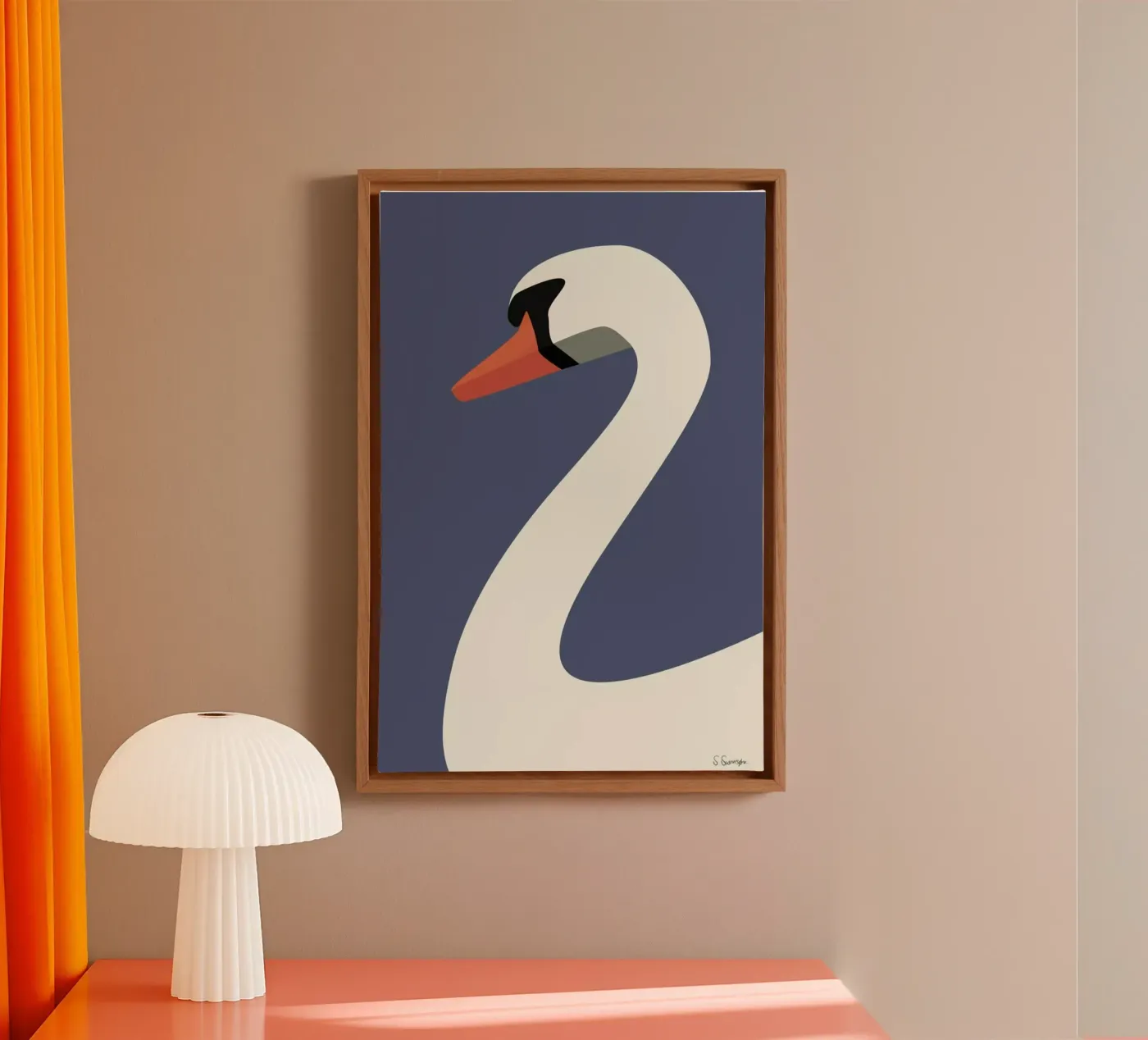 Svane canvas by Swen Swensøn