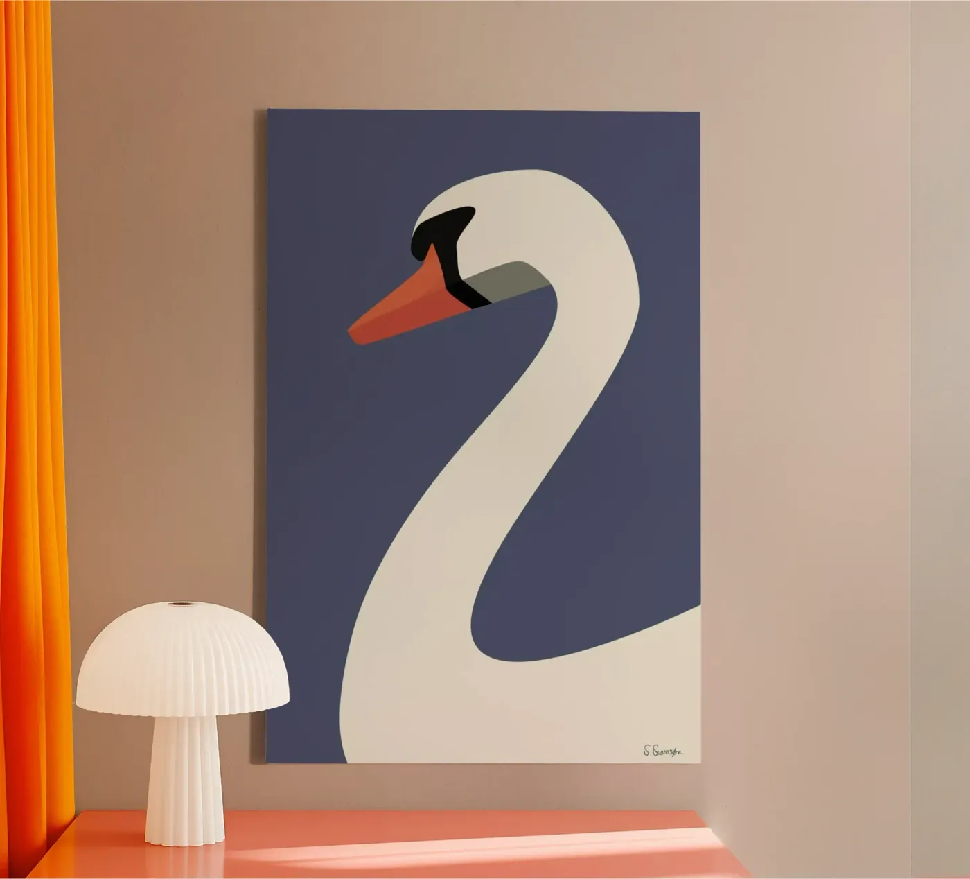 Svane canvas by Swen Swensøn