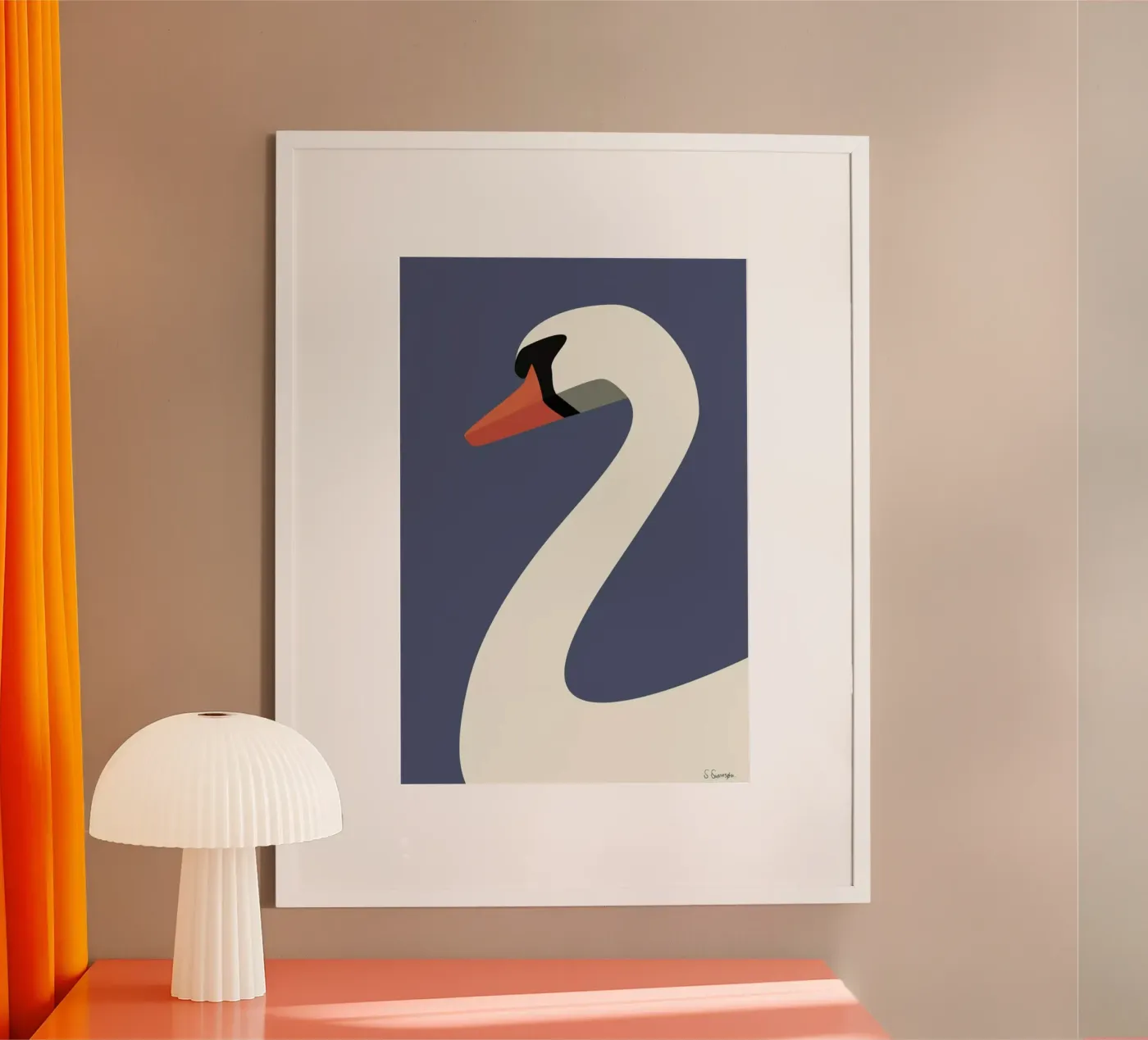 Svane Poster von Swen Swensøn