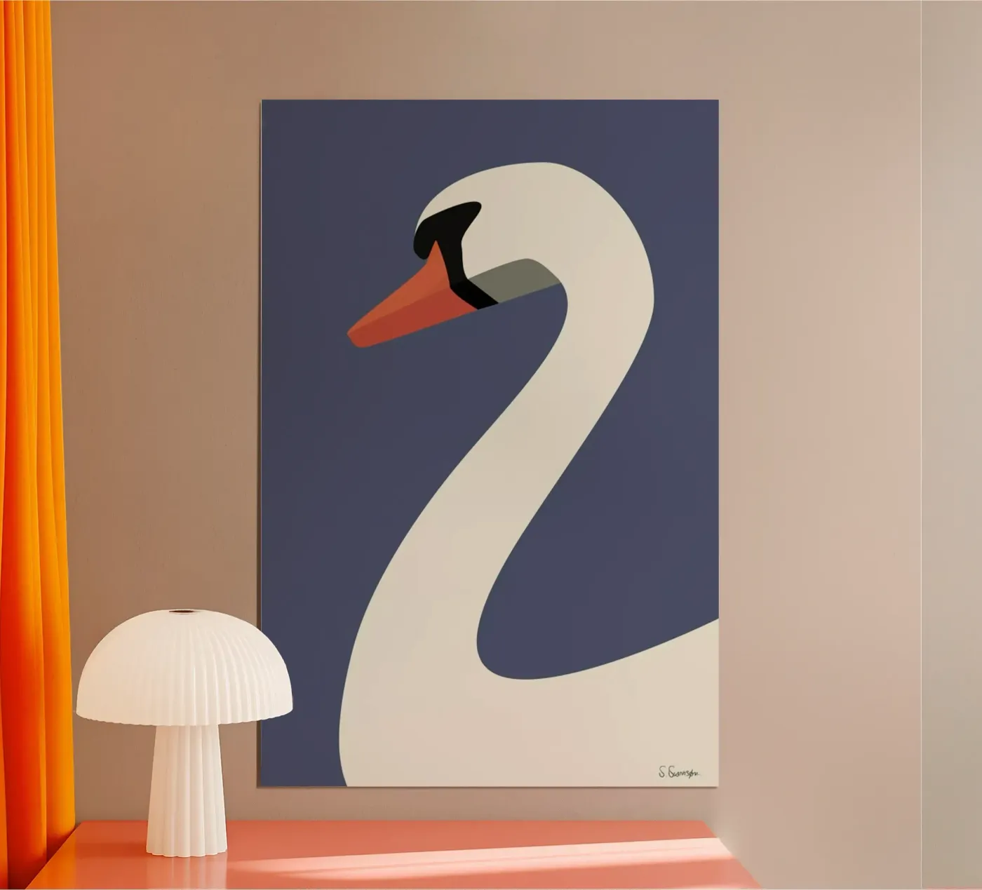 Svane Poster von Swen Swensøn