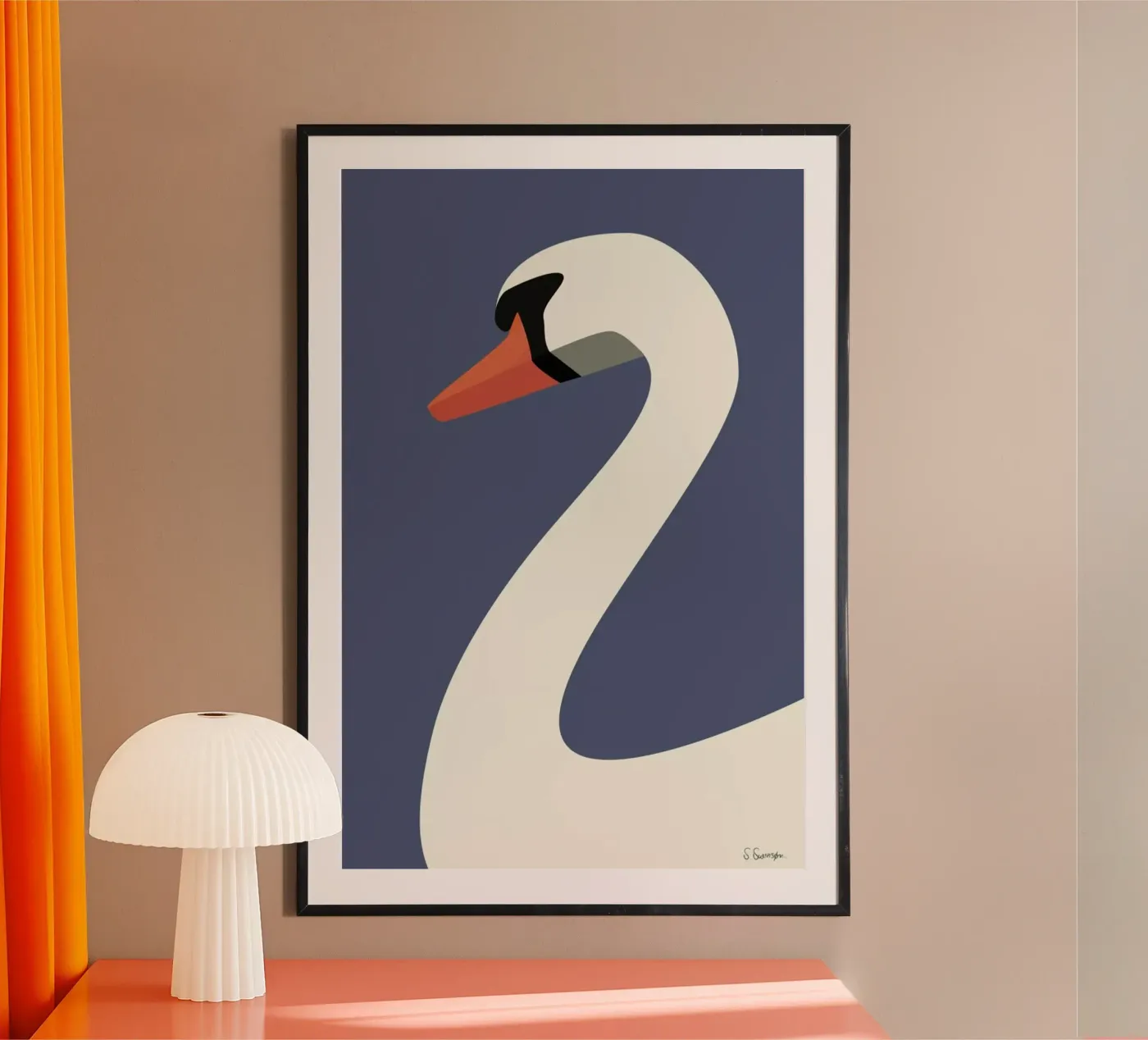 Svane poster da Swen Swensøn
