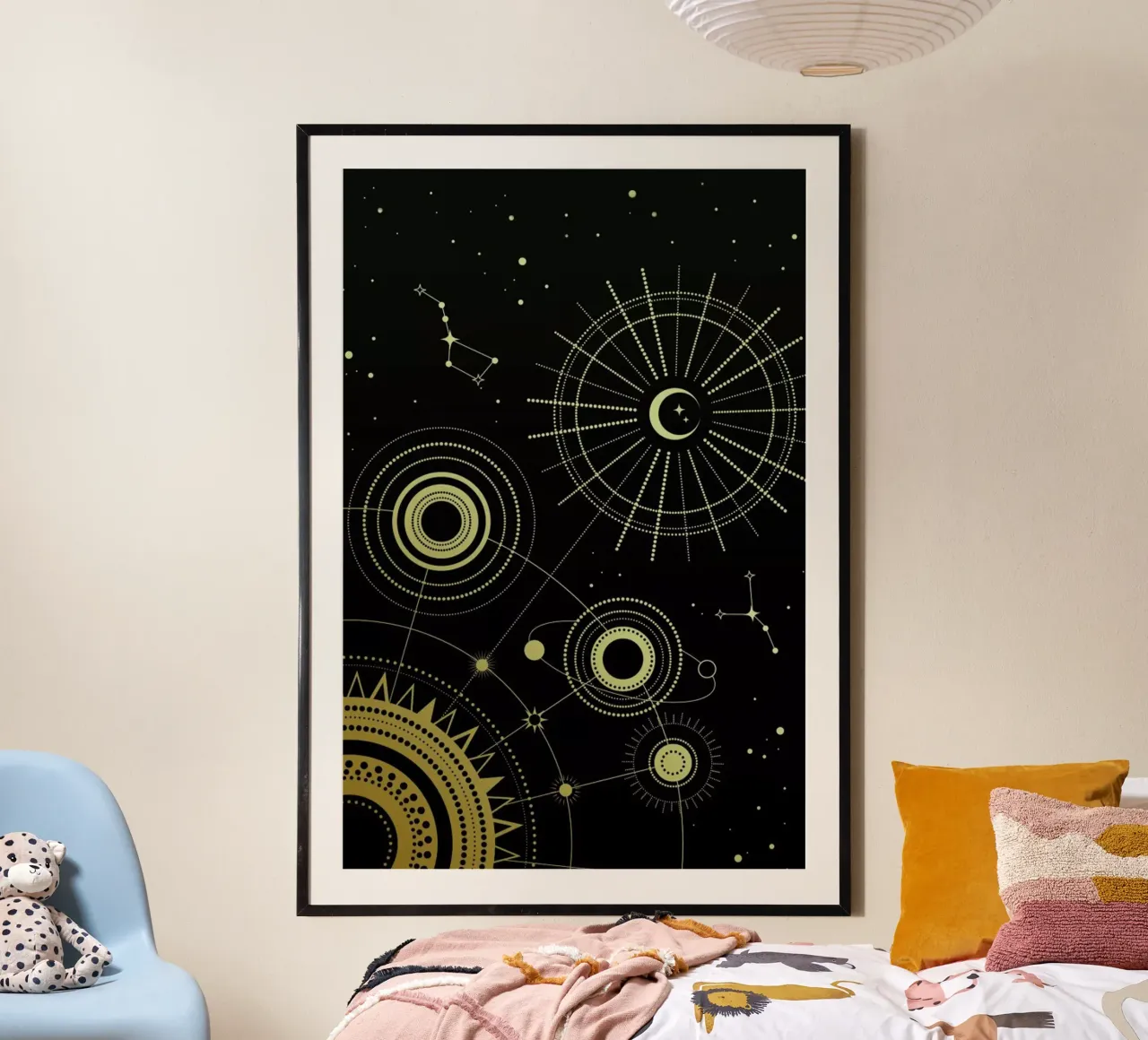 Infinity poster con telaio in alluminio da cafelab