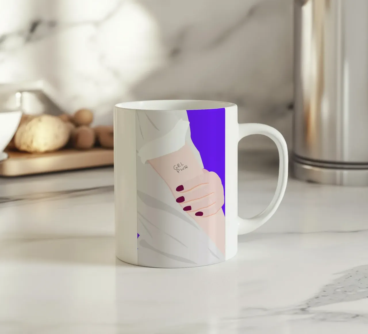 Grl Pwr tazza in ceramica da Céleste Wallaert