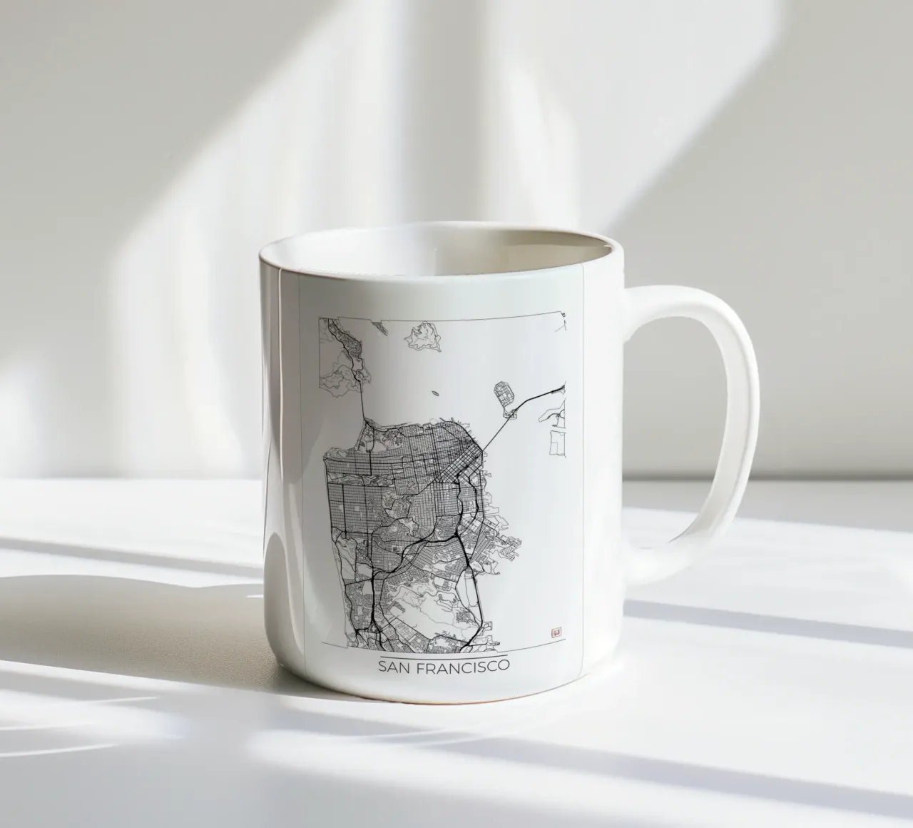 San Francisco Minimal tazza in ceramica da Hubert Roguski