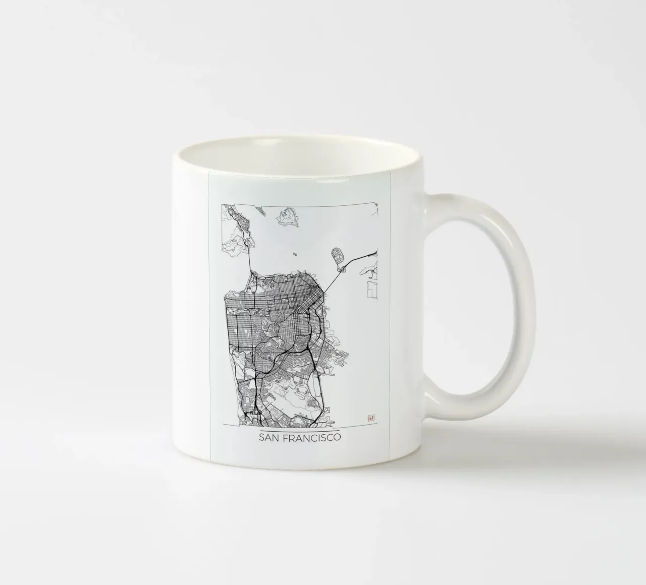 San Francisco Minimal tazza in ceramica da Hubert Roguski