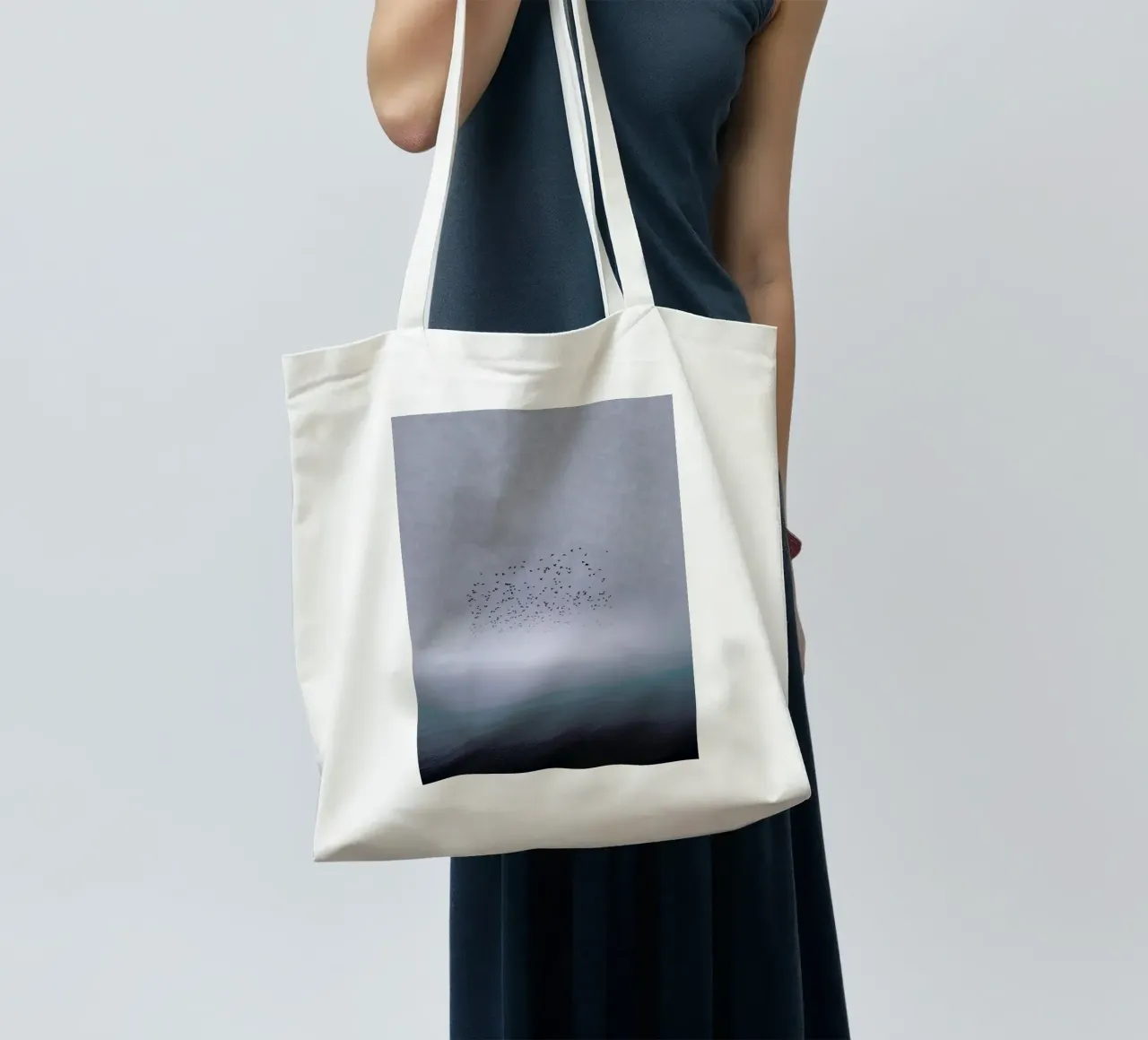 Dancing In The Moonlight borsa in juta da Kubistika