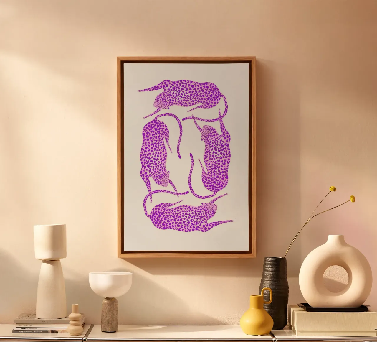 Leonard No. 1 tela con Cornice a cassetta da typealive