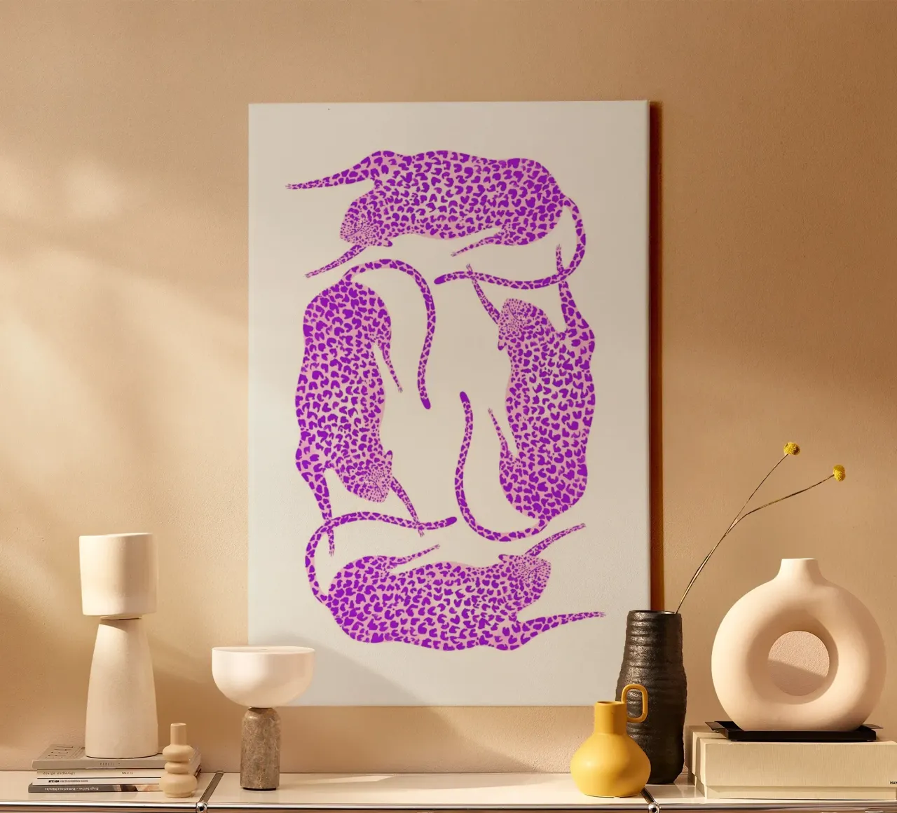 Leonard No. 1 tela con Cornice a cassetta da typealive