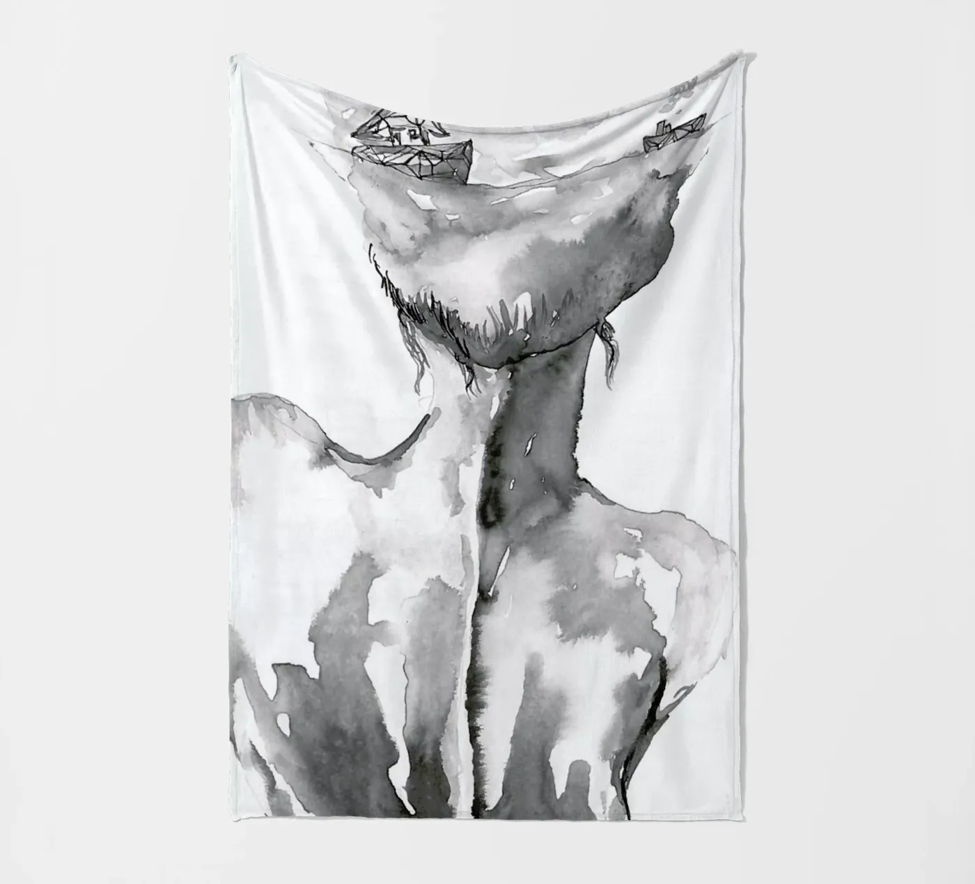 Sailor fleece blanket by Larissa van der Laan