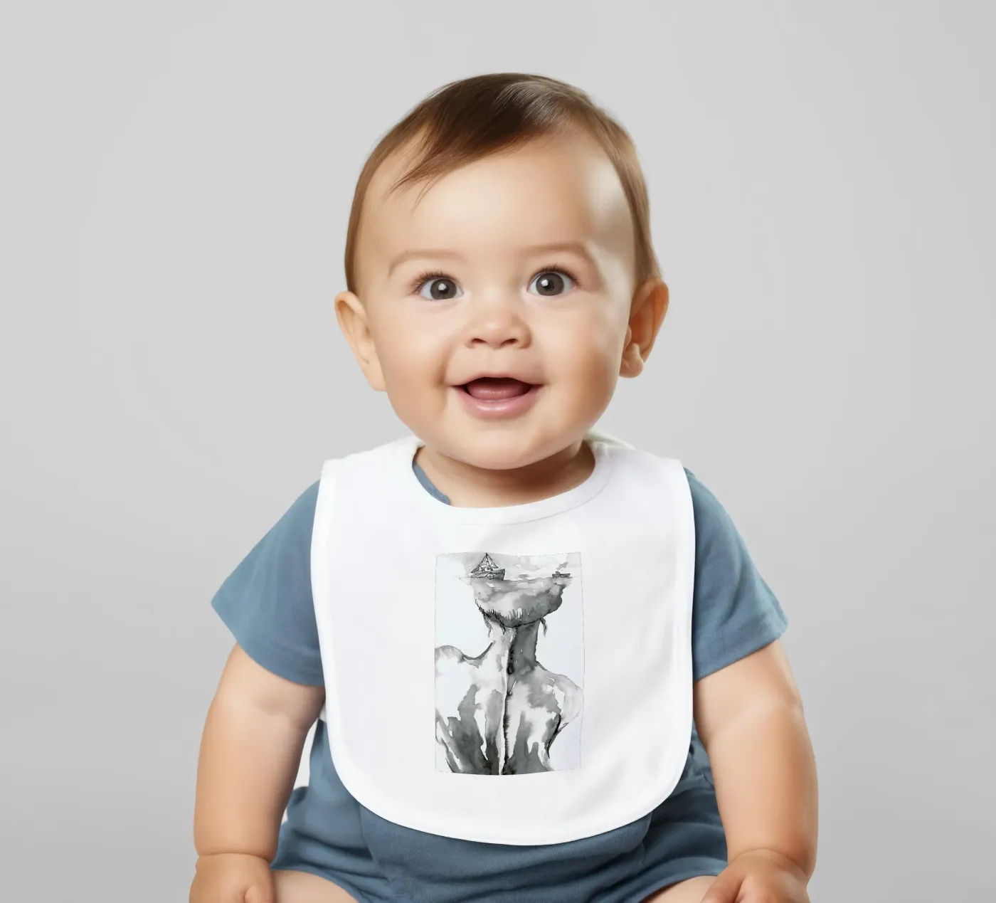 Sailor Babylätzchen von Larissa van der Laan