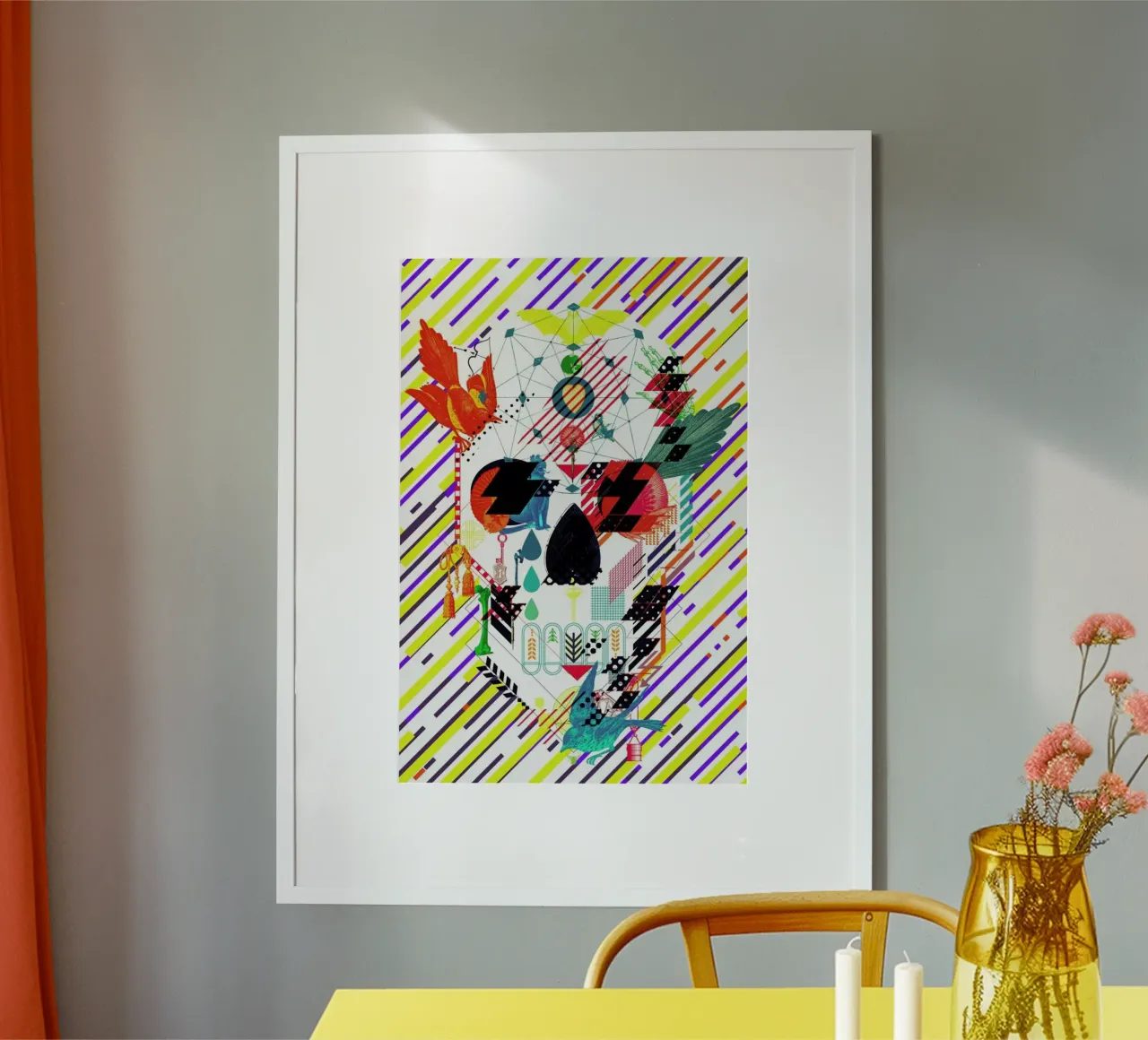 El Nuovo Col poster con telaio in plastica da Ali Gulec