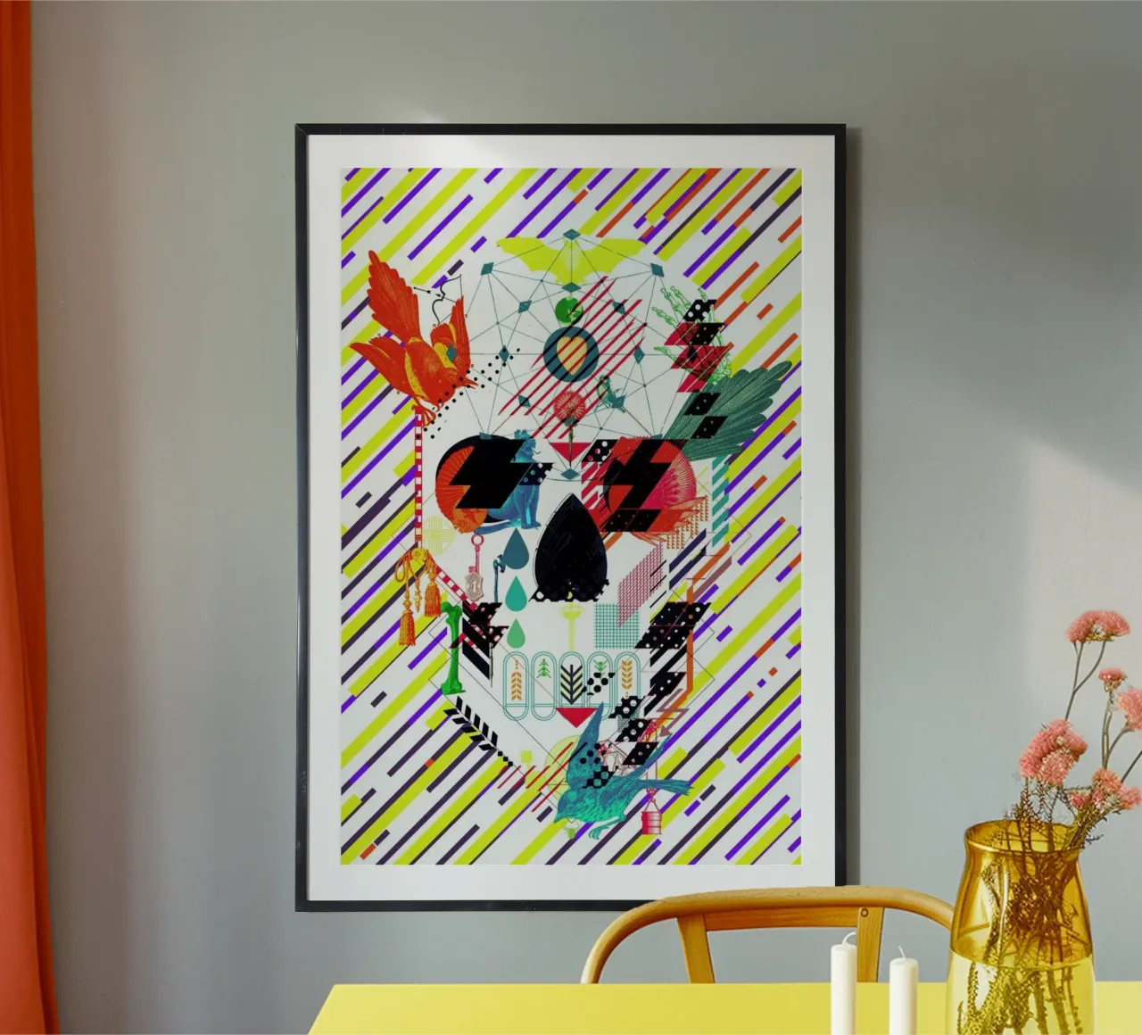 El Nuovo Col poster con telaio in plastica da Ali Gulec