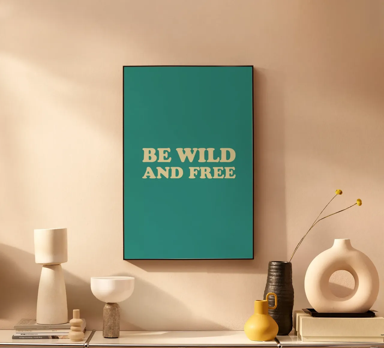 Be Wild and Free - Mint alluminio dibond da Studio One
