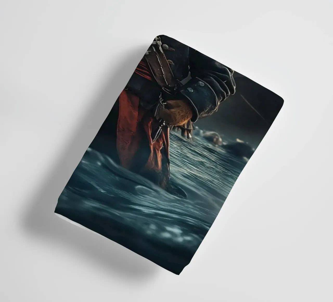 He is a pirate No. 03 asciugamano da bagno da lazydaypaper