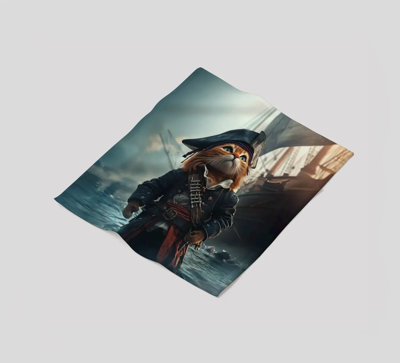 He is a pirate No. 03 coperta in pile da lazydaypaper