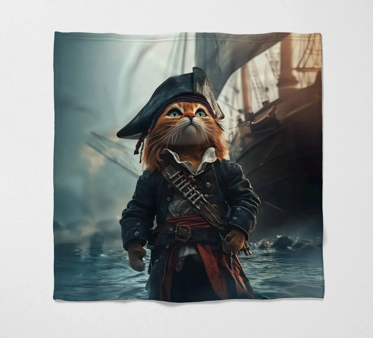 He is a pirate No. 03 coperta in pile da lazydaypaper