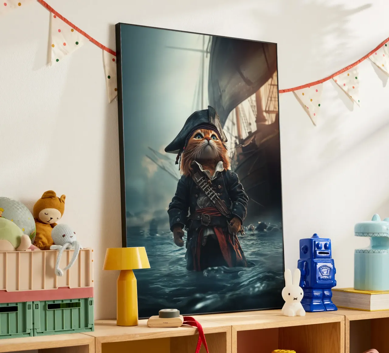 He is a pirate No. 03 alluminio dibond da lazydaypaper