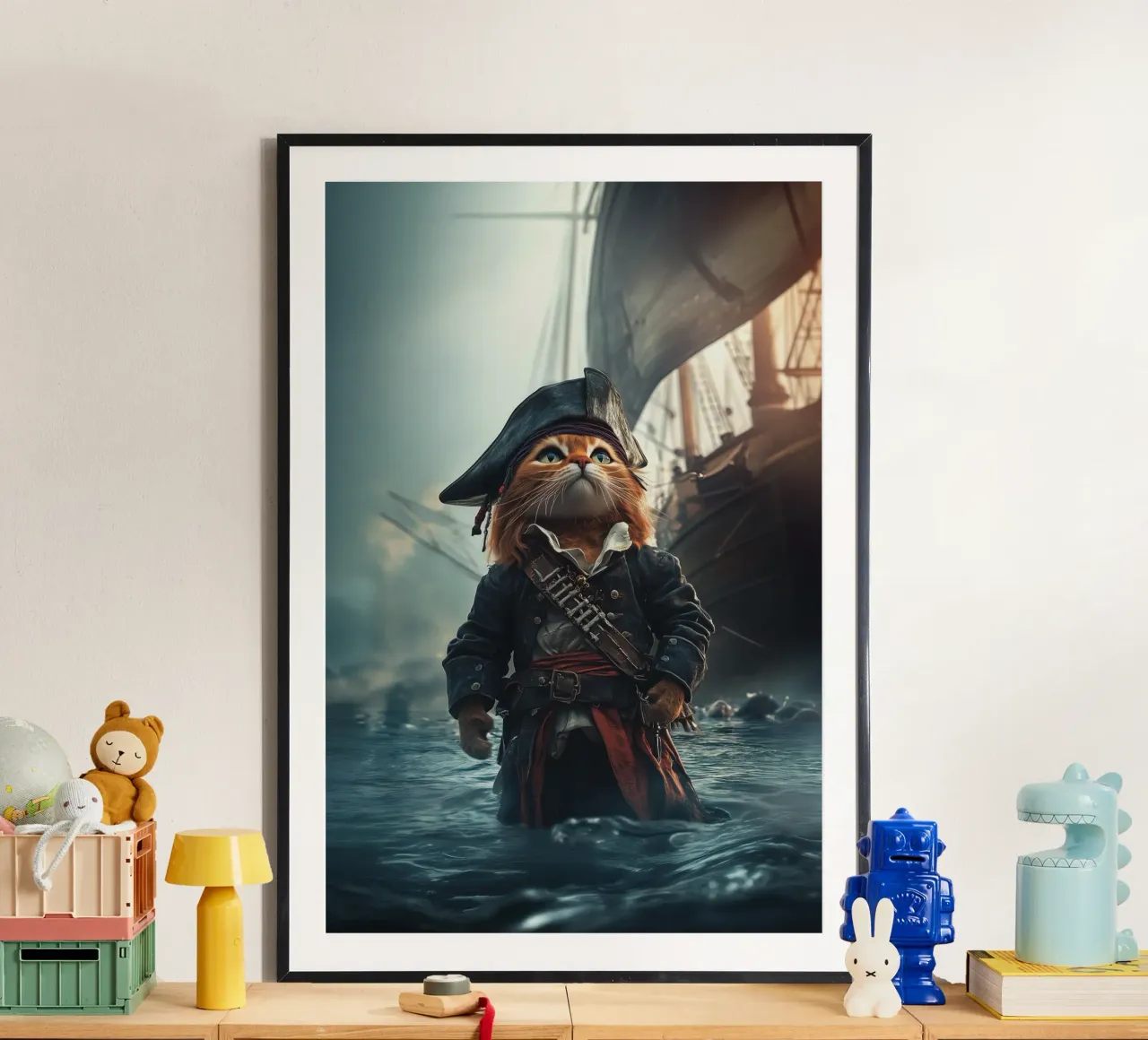 He is a pirate No. 03 carta hahnemühle da lazydaypaper