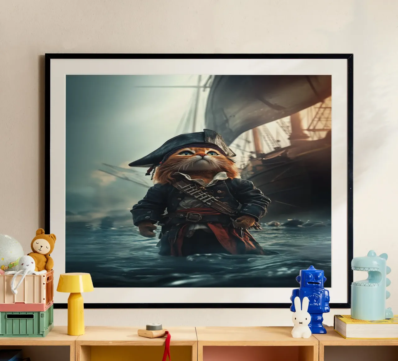 He is a pirate No. 03 carta hahnemühle da lazydaypaper