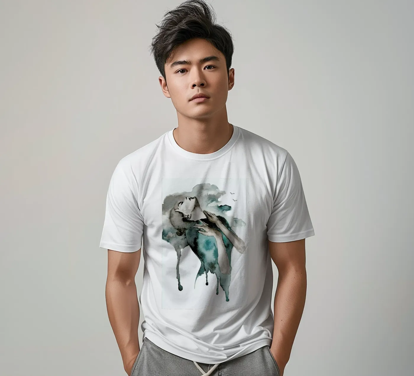 Storm Clouds t-shirt da Larissa van der Laan