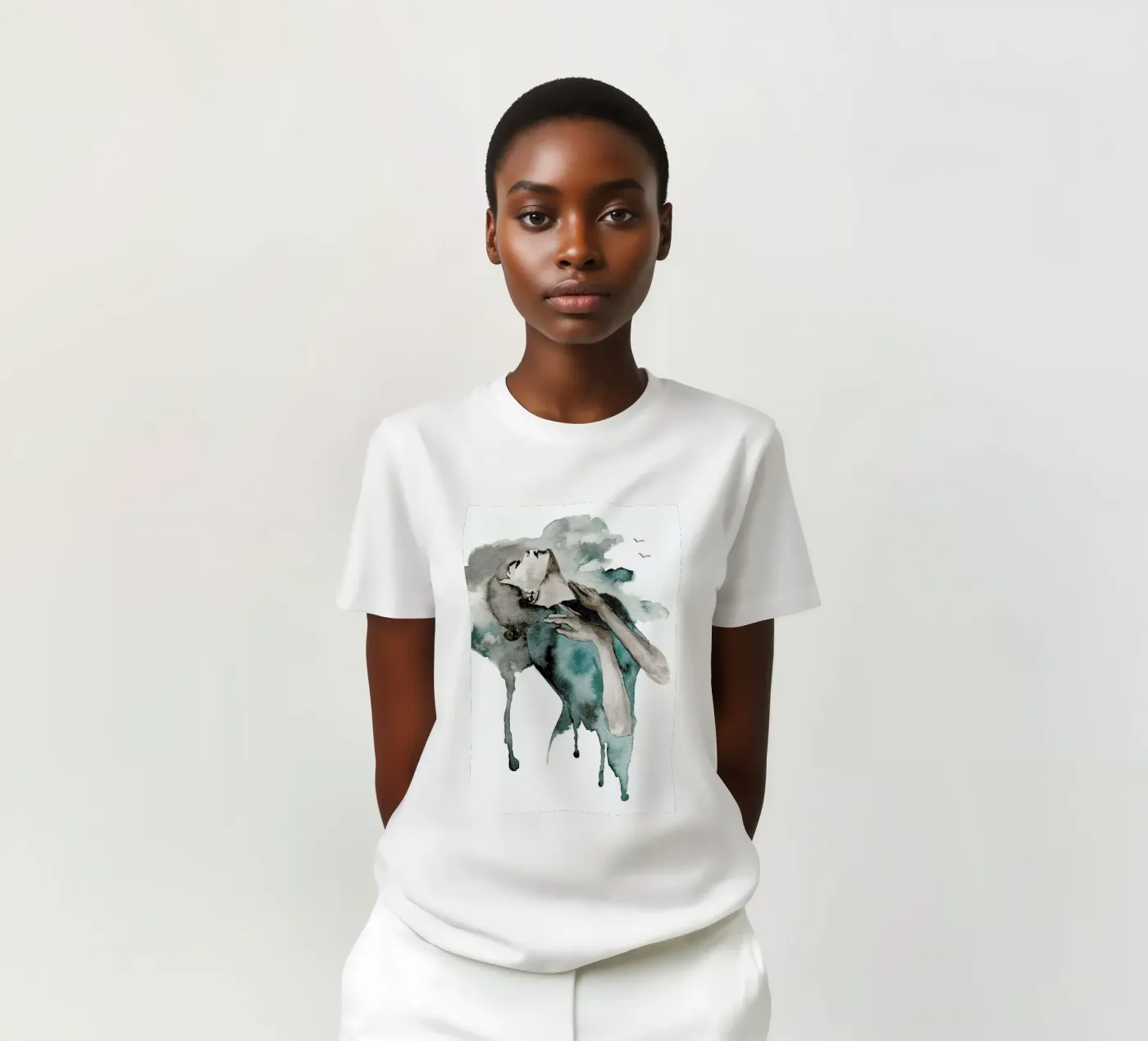 Storm Clouds t-shirt da Larissa van der Laan