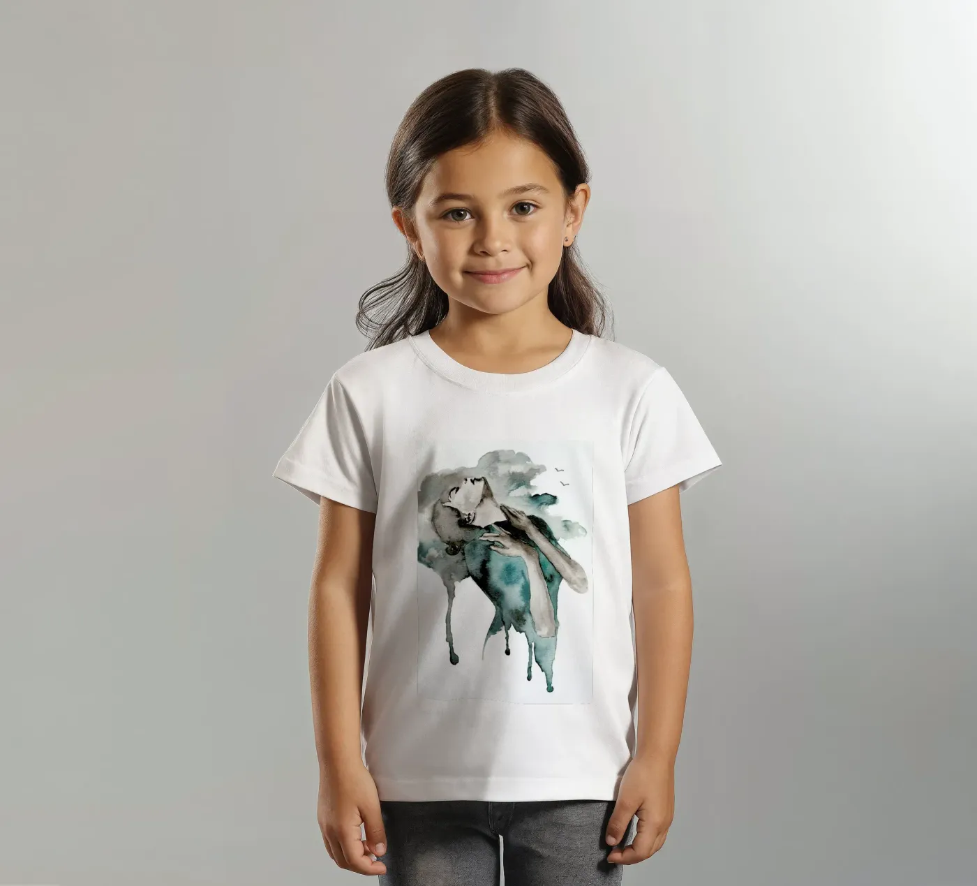 Storm Clouds kinder t-shirt van Larissa van der Laan