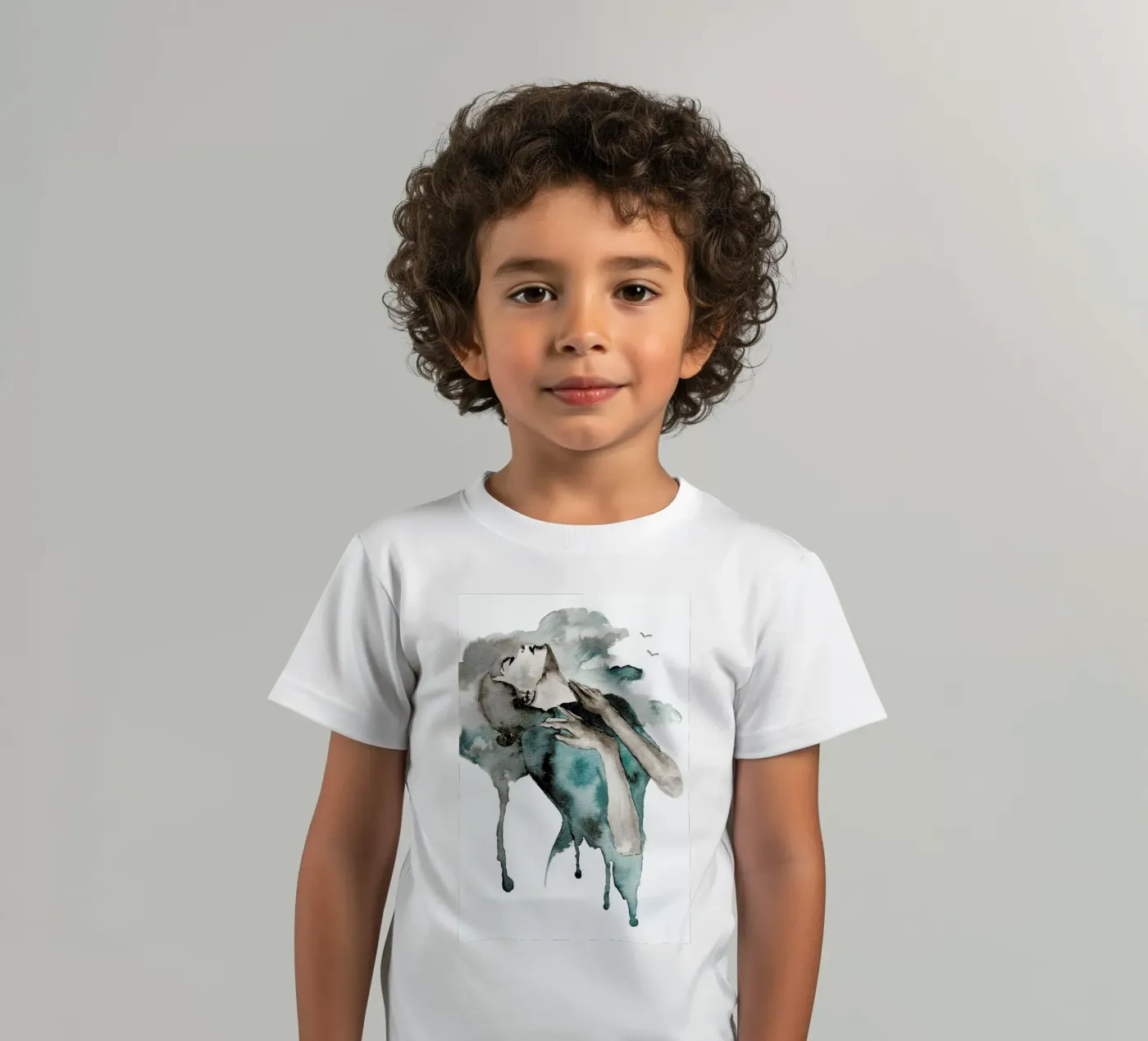 Storm Clouds kinder t-shirt van Larissa van der Laan
