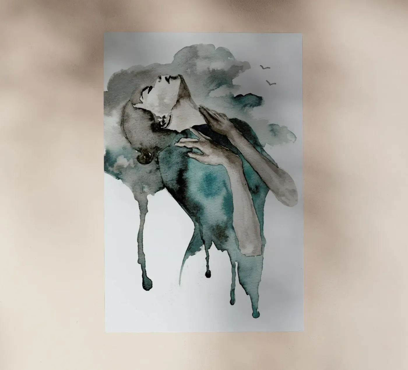 Storm Clouds backlit folie van Larissa van der Laan