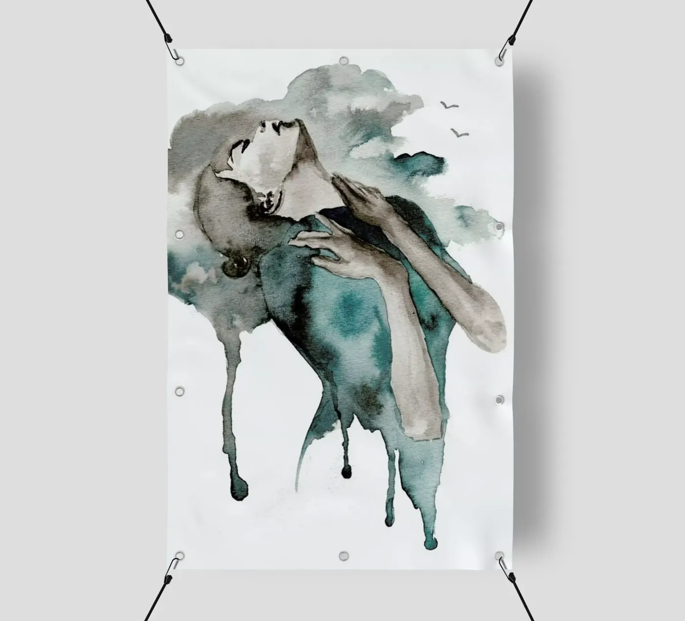 Storm Clouds telo in pvc da Larissa van der Laan