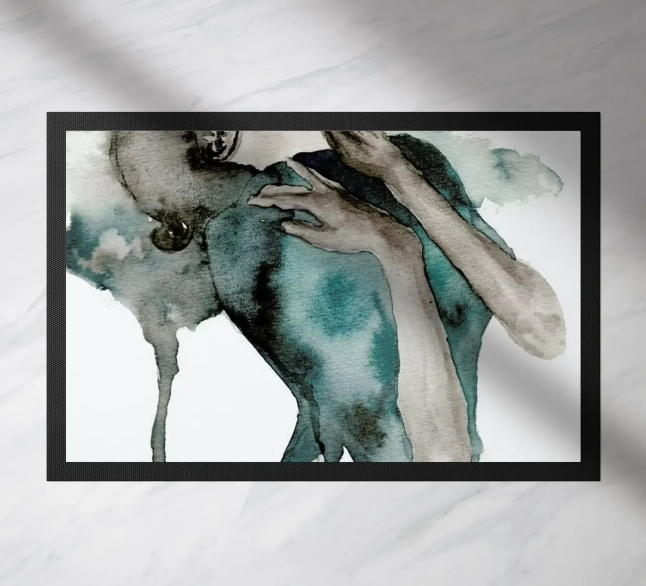 Storm Clouds doormat by Larissa van der Laan